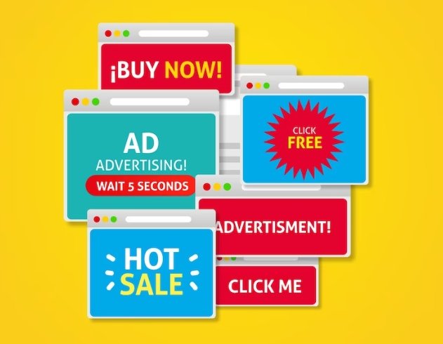 Os anúncios e pop-ups podem ser uma forma de te levar a um app pago. (Fonte: Freepik/Reprodução)