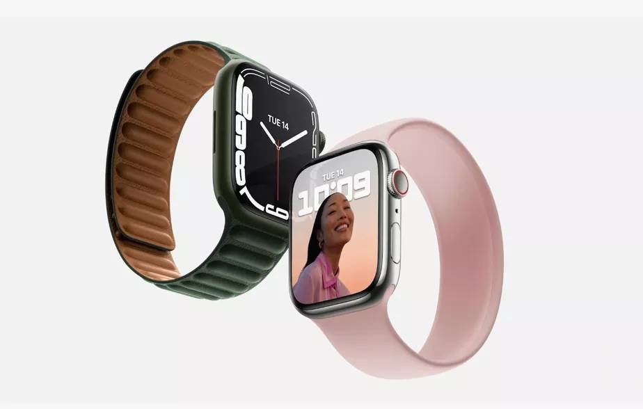 Apple Watch Series 7 estreou com um display maior e mais resistente do que o de seu antecessor. 