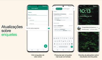 WhatsApp atualiza funções de enquetes e compartilhamento de arquivos