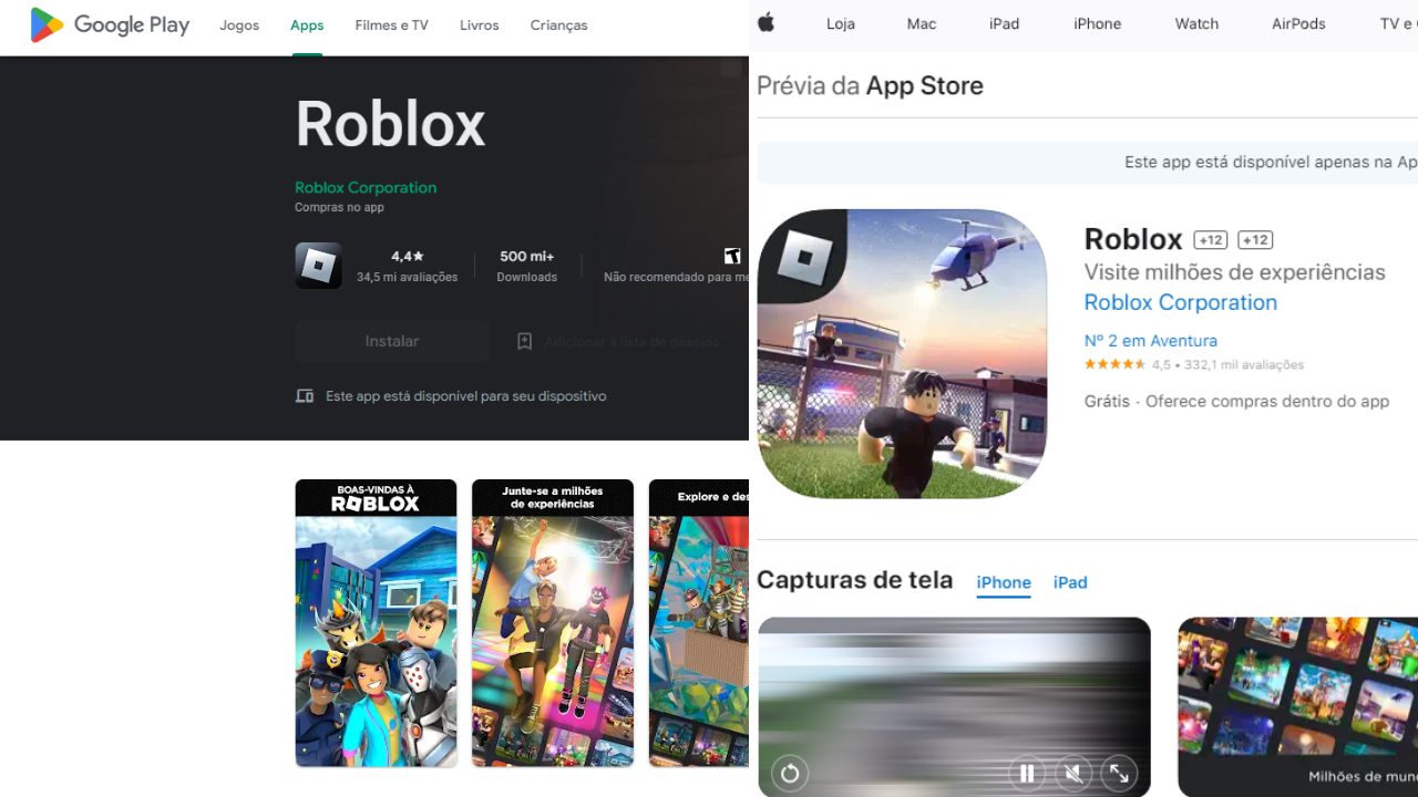 Como corrigir Não é possível instalar o Roblox na Play Store