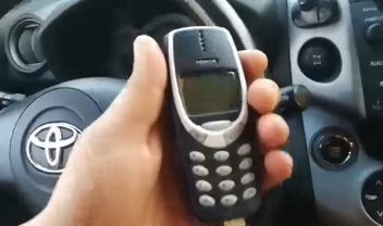 Criminosos usam réplica do Nokia 3310 e caixa de som para roubar carros