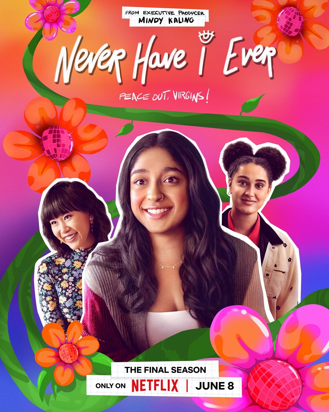 Poster da última temporada de "Eu Nunca".
