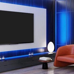 Imagem de 5 fitas LED inteligentes compatíveis com a Alexa