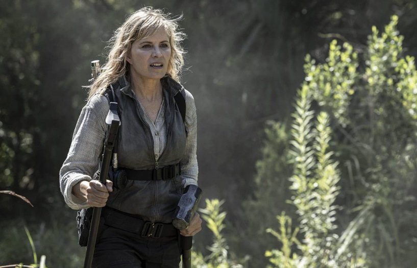 A personagem Madison Clark é destaque durante a 8ª temporada de Fear the Walking Dead. 