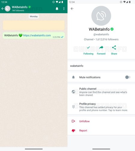 Em desenvolvimento, os canais devem chegar ao WhatsApp nas próximas semanas.