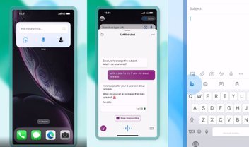 Bing sai na frente do Bard e ganha widget para celulares Android e iOS