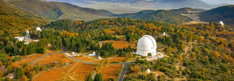 Observatório de Palomar, a casa do ZTF.