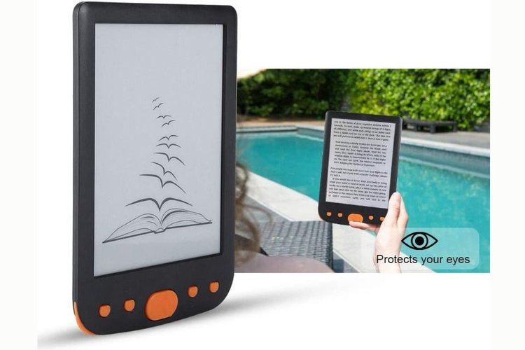 E-Reader Focket BK-6025L suporta cartão TF 32G.