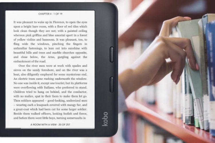 O e-reader Kobo Libra 2 possui proteção contra respingos de água.