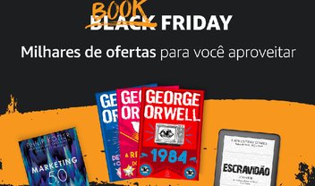 A Book Friday começou! Confira as melhores ofertas em livros