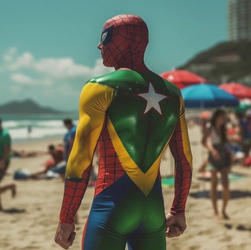 Homem-Aranha praiano?