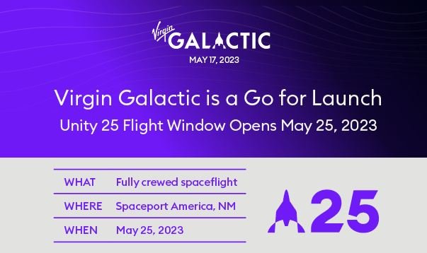 O evento será realizado no Spaceport America, uma base espacial comercial situada no Novo México.