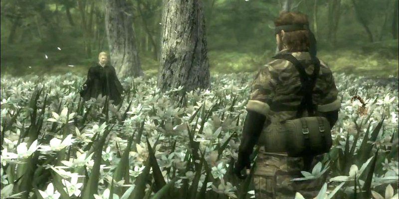 Cenário da luta entre The Boss e Naked Snake é um dos mais marcantes no mundo dos jogos.