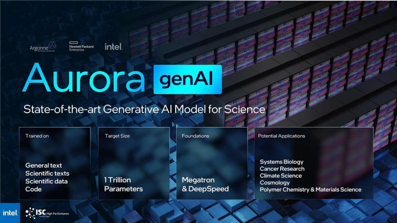 Os modelos Aurora genAI representam seis vezes mais que os do ChatGPT.