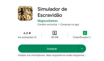 Simulador de Escravidão: jogo racista de Android será investigado pelo MPF