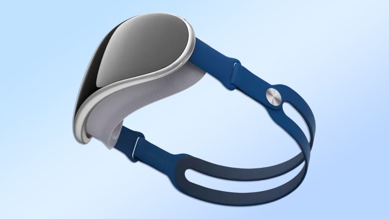 Suposto visual do headset Reality Pro da Apple.