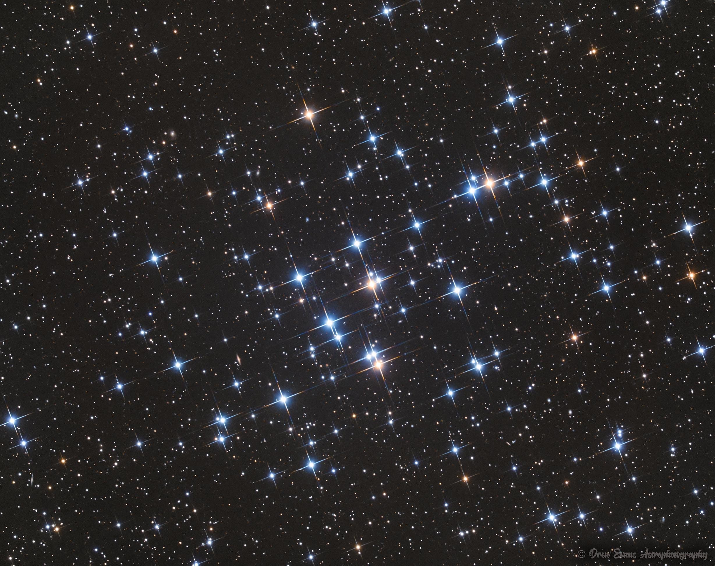 O aglomerado estelar aberto da Colmeia.