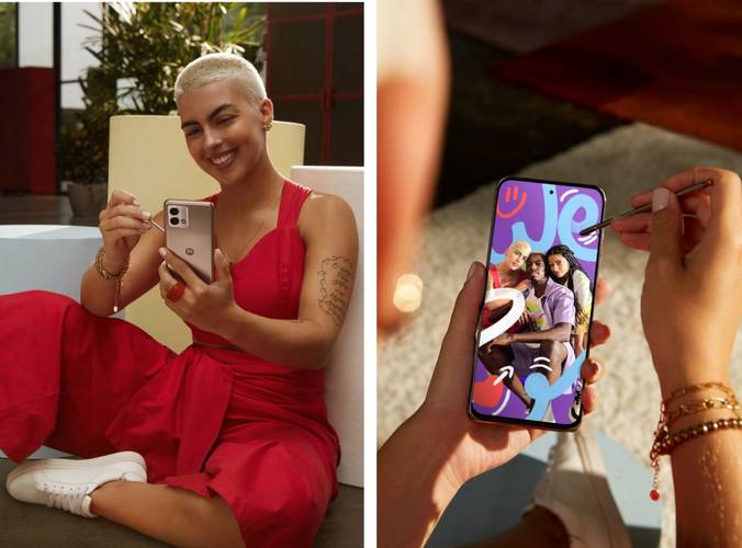 Moto G Stylus 5G oferece diferentes opções de uso.