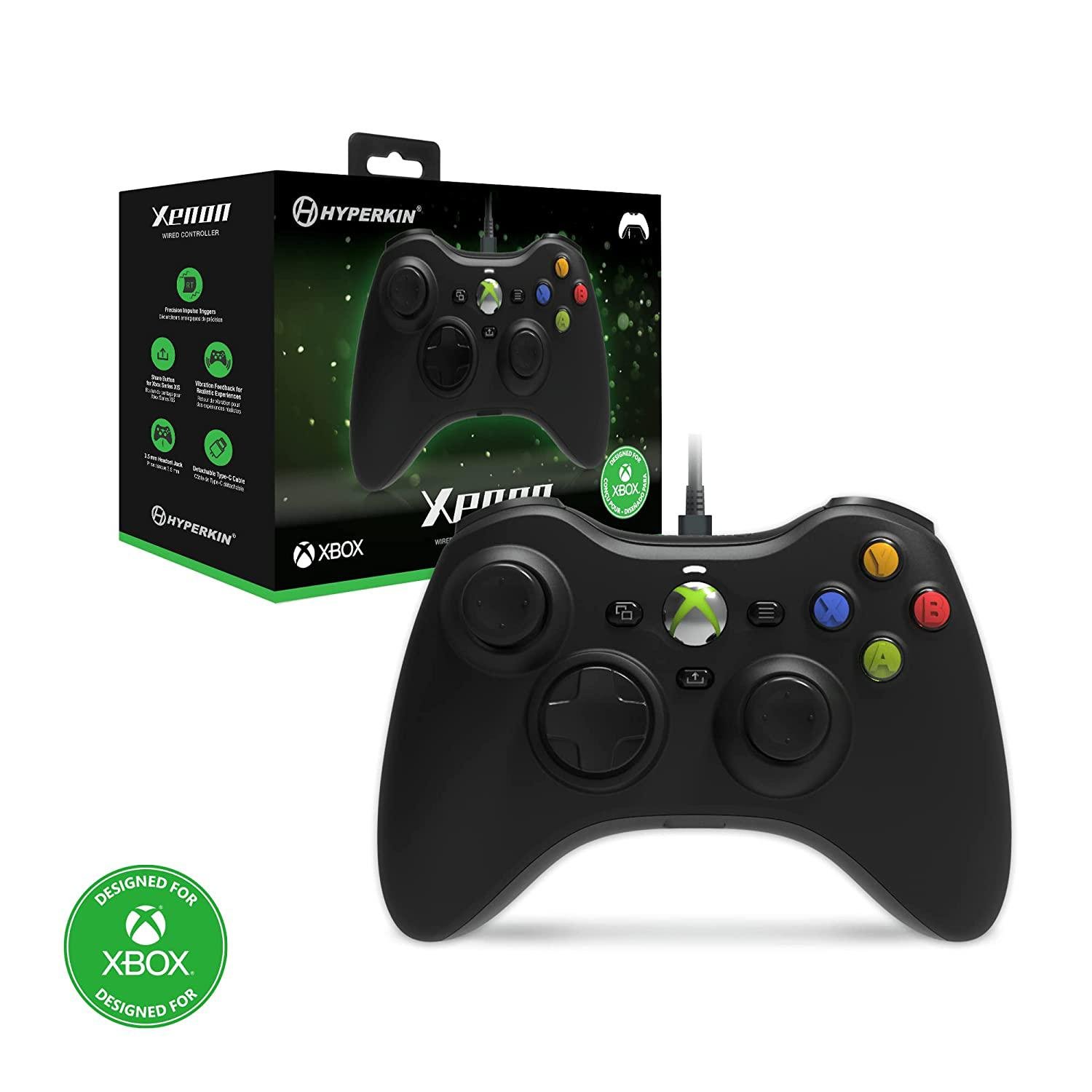 Comando Xbox One - Wired Preto - Licenciado