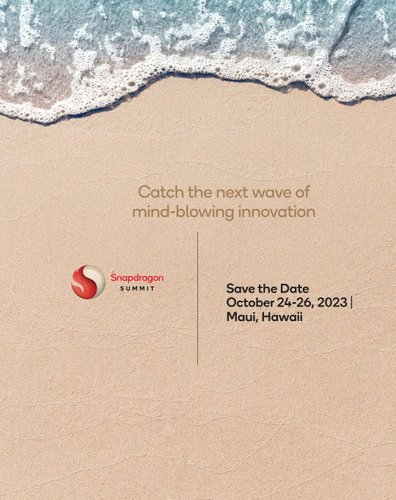 Cartaz promocional do Snapdragon Summit 2023.