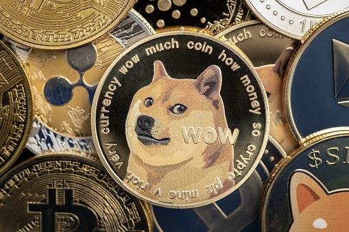 A criptomoeda Dogecoin foi lançada em 2013.