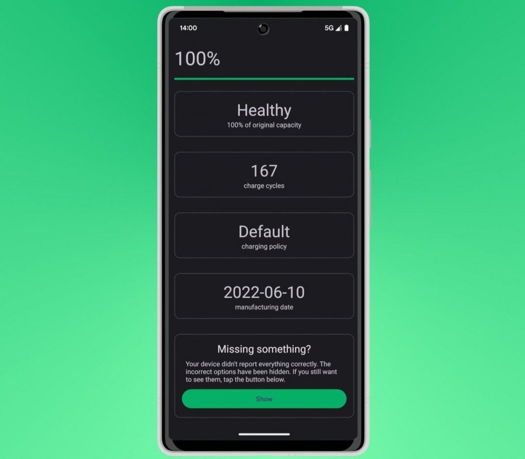 O app Batt apresenta vários detalhes sobre a bateria do dispositivo