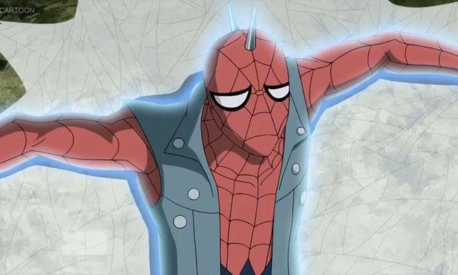 Spider-Punk em Ultimate Spider-Man.