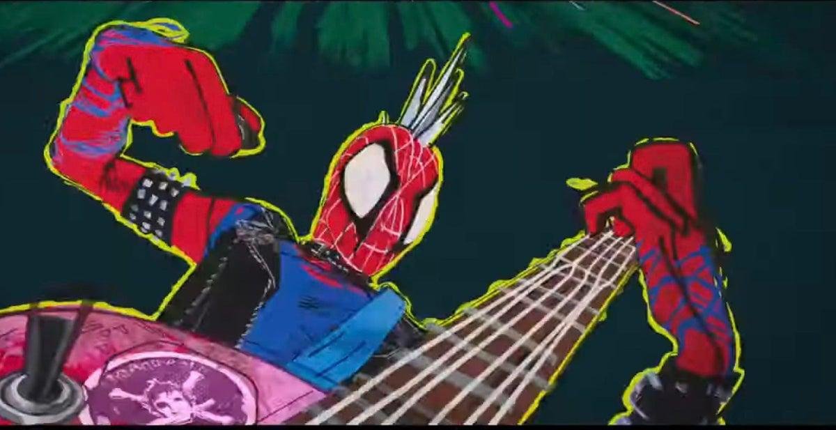 Spider-Punk demorou bastante tempo para ficar pronto para o filme.