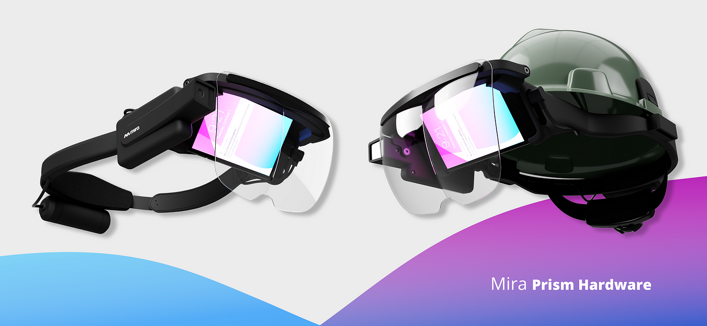 Prism Pro e Prism Pro Hardhat são os dois headsets do catálogo da Mira.
