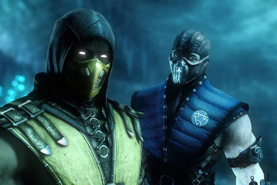 Antigamente era assim - Scorpion e Sub-Zero nos bastidores da