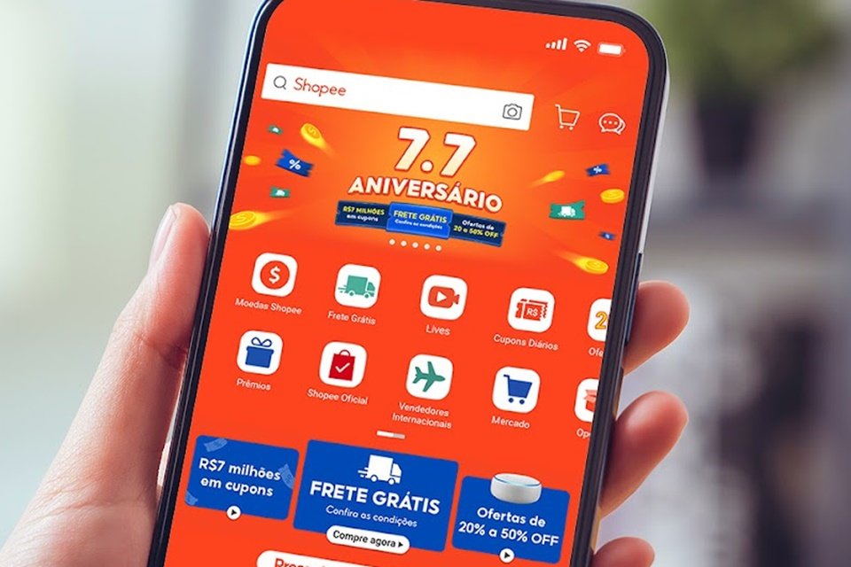 7.7 Aniversário Shopee 