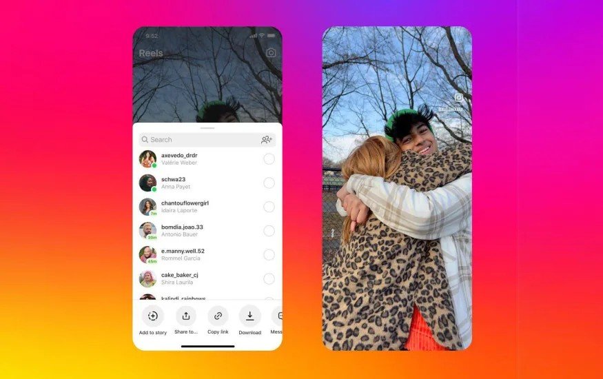 O CEO do Instagram, Adam Mosseri, mostrou capturas de tela de como baixar vídeos dos Reels da rede social.