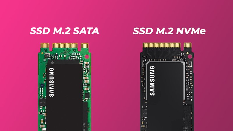 Diferenças no encaixe dos SSDs M.2.