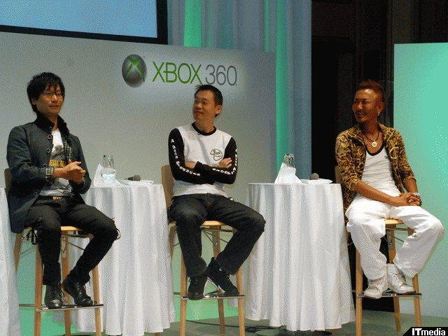 Kojima (Konami), Inafune (Capcom) e Toshihiro Nagoshi (SEGA)