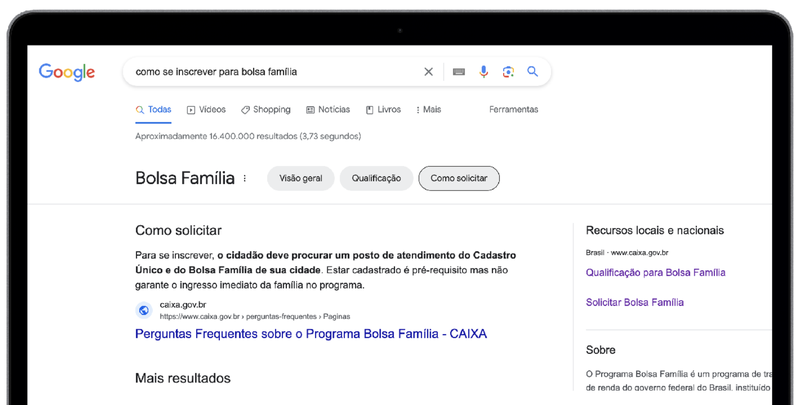 Busca do Google