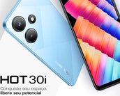 Infinix HOT 30i chega ao Brasil com 8 GB de RAM e bateria de 5.000 mAh