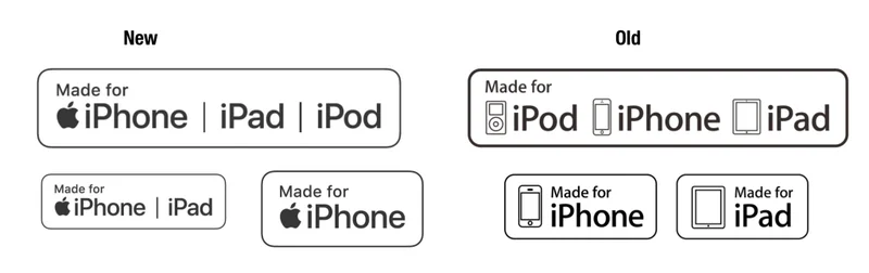 Os produtos originais da Apple são identificados com o selo MFi.