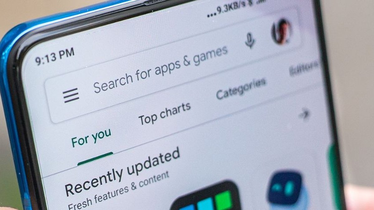 Google lança tonalidade azul para loja Play Store em 2023