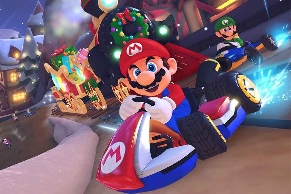 Jogo Mario Kart 8 Deluxe - Nintendo Switch - Mídia Física