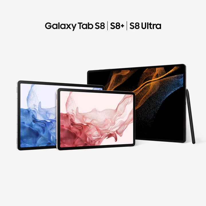 A linha Galaxy Tab S8 possui três modelos com especificações diferentes.