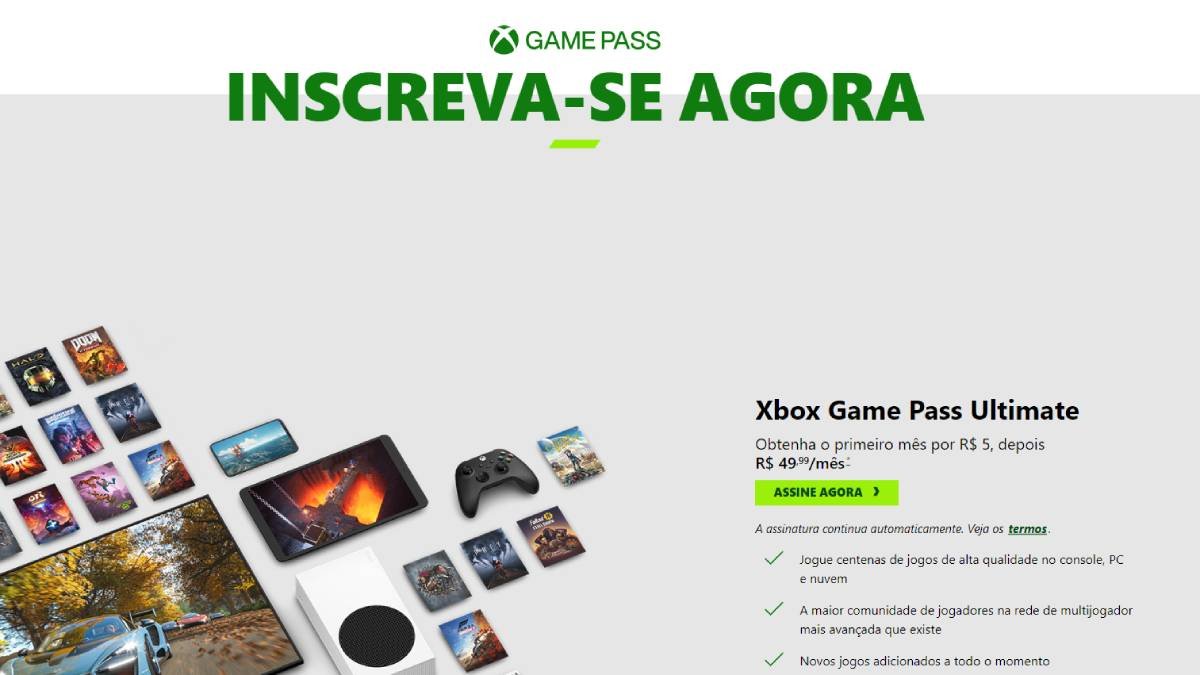 Xbox Game Pass Ultimate - Assinatura 1 Mês