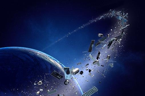 O lixo espacial tem sido uma ameaça crescente no espaço.