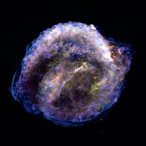 Remanescente da supernova de 1604, conhecida como Supernova de Kepler.