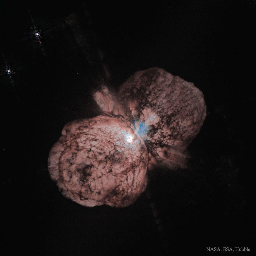 Eta Carinae, uma das principais candidatas a hipernova.
