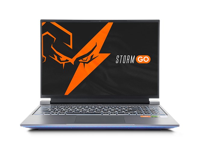 Notebook Avell Storm Go está disponível na cor prata.