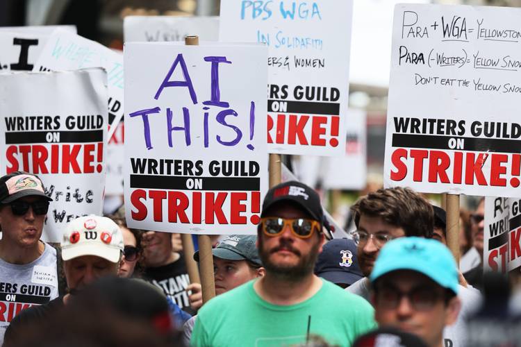 Greve atores e roteiristas