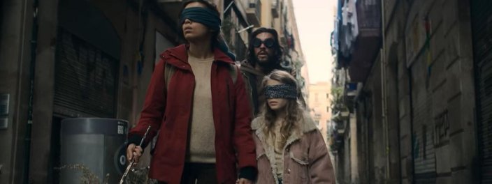Imagem de: Bird Box Barcelona: entenda o final do novo filme da Netflix