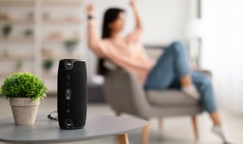 Produtos de áudio em promoção: JBL, Samsung, LG e outras marcas com até 35% off