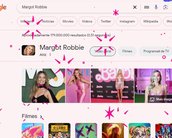 Google tem easter egg em busca por 'Barbie' e nomes do elenco