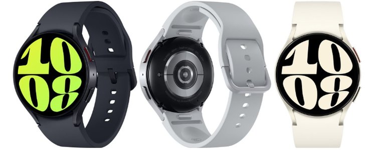 Um Samsung Galaxy Watch 6 exibido com várias opções de compra e preços